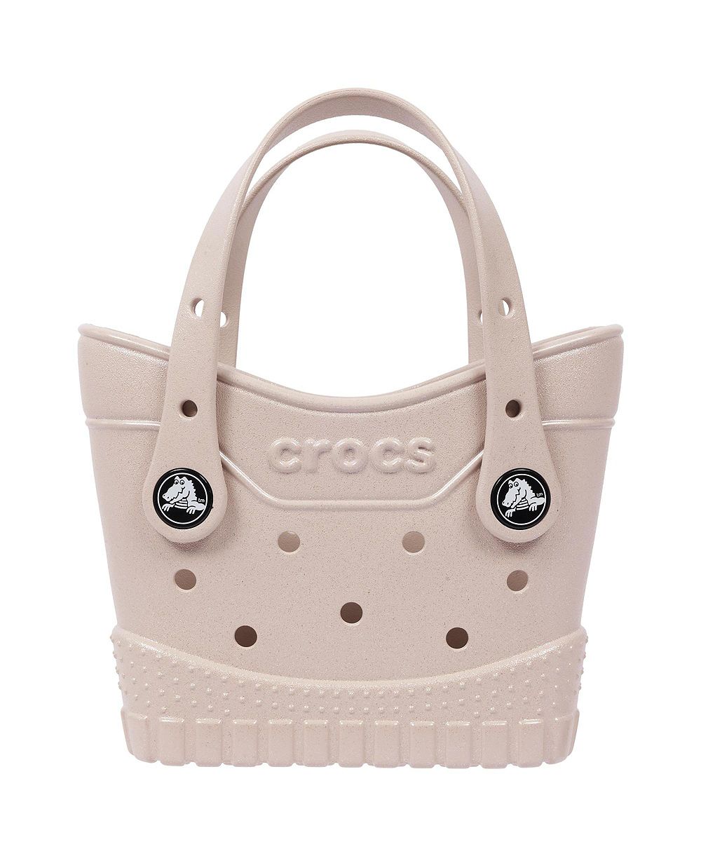 Crocs Women's Micro Tote – Glitter Print EVA Mini Tote Bag, Jibbitz – Compatible