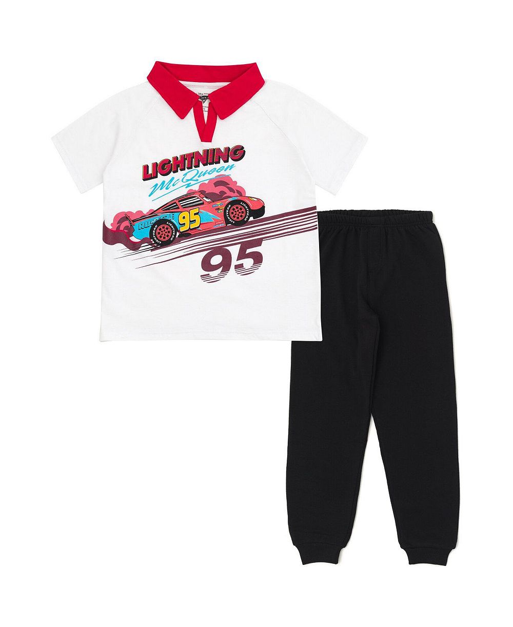 Детский набор Cars Lightning McQueen: поло и брюки (5-12 лет)