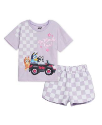Bluey Toddler Girls (2T-12) 2-Piece T-Shirt and Shorts Set
