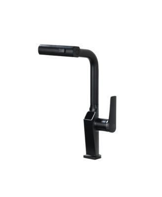 Кухонный смеситель BUSDAYS Touchless Matte с LED дисплеем, сенсорный, 3 функции, выдвижной излив 360°