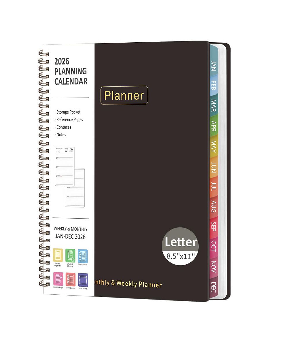 GNUADZ ежедневник Weekly Monthly Hardcover Agenda 2026