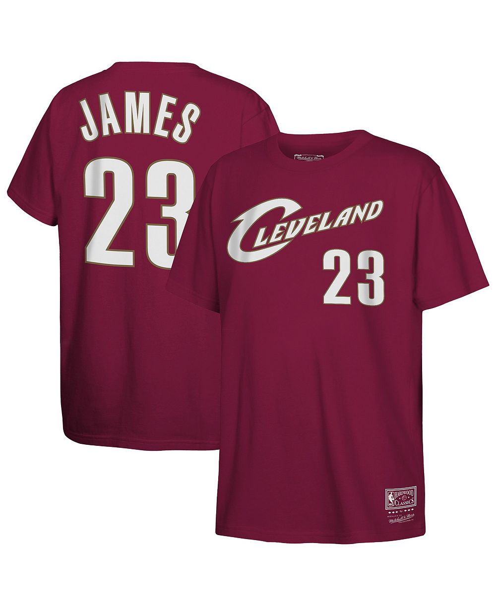 Детская футболка Mitchell & Ness LeBron James Cleveland Cavaliers Hardwood Classics