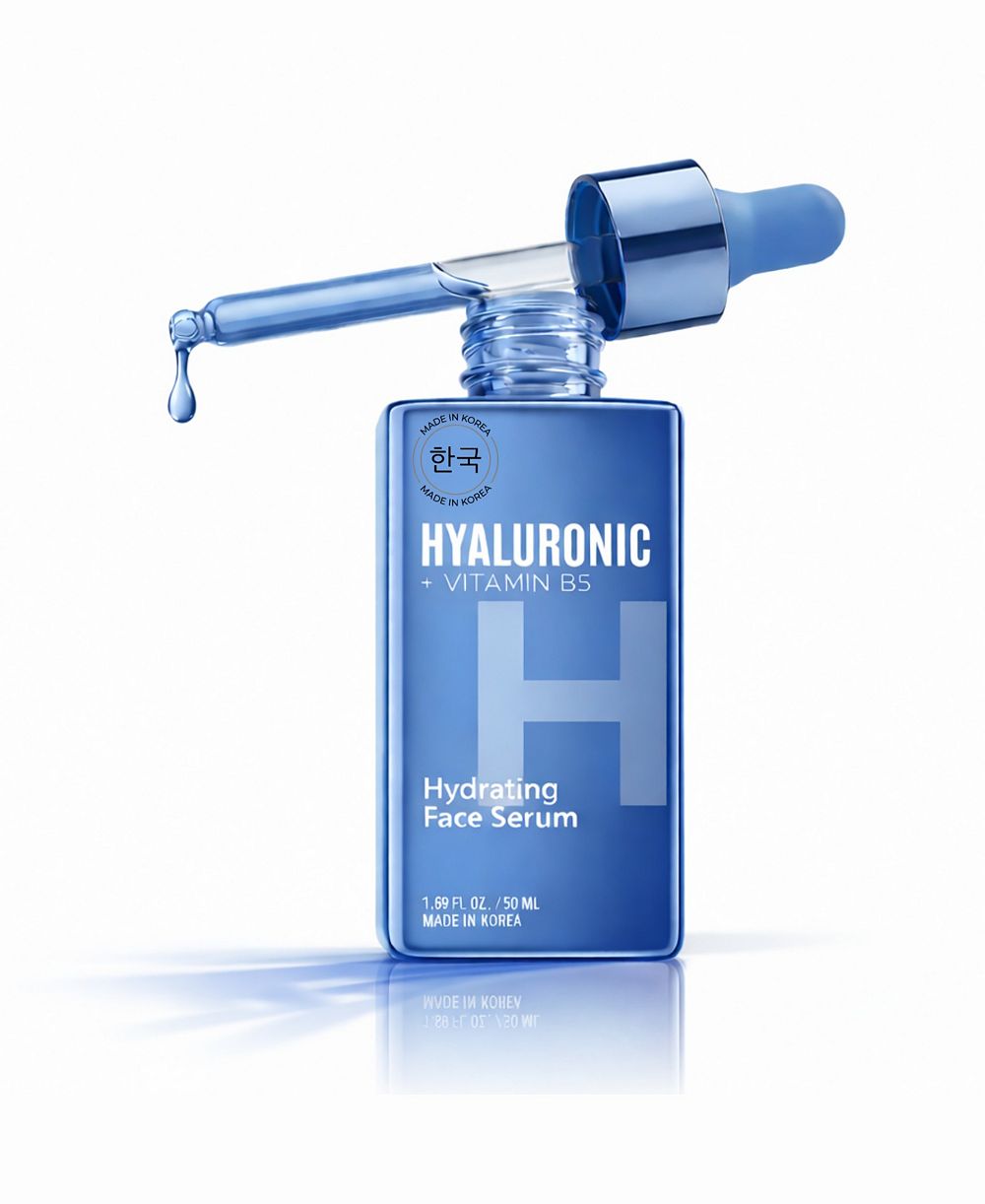 Lovery Hyaluronic + Vitamin B5 увлажняющая сыворотка для лица - корейский уход за кожей, двухфазное средство для повышения упругости и восстановления барьера