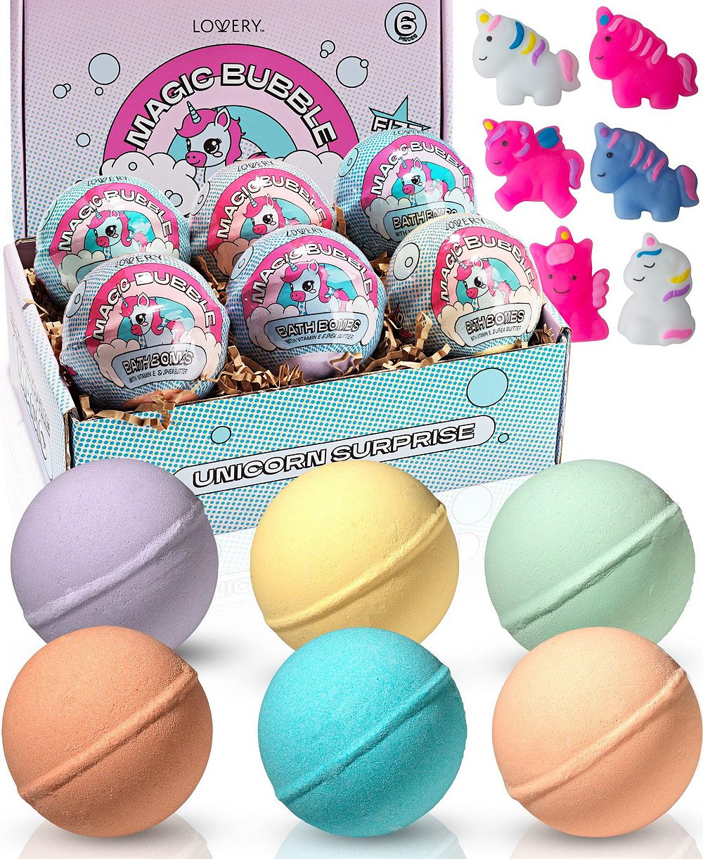 Lovery набор бомбочек для ванны Unicorn из 12 шт. с сюрпризом