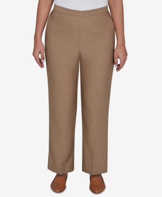 Alfred Dunner Women's Union Square Neutral Woven Pants