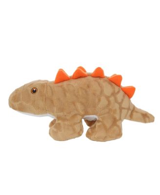 Mighty Dinosaur Stegosaurus, Durable Plush Squeaky Dog Toy