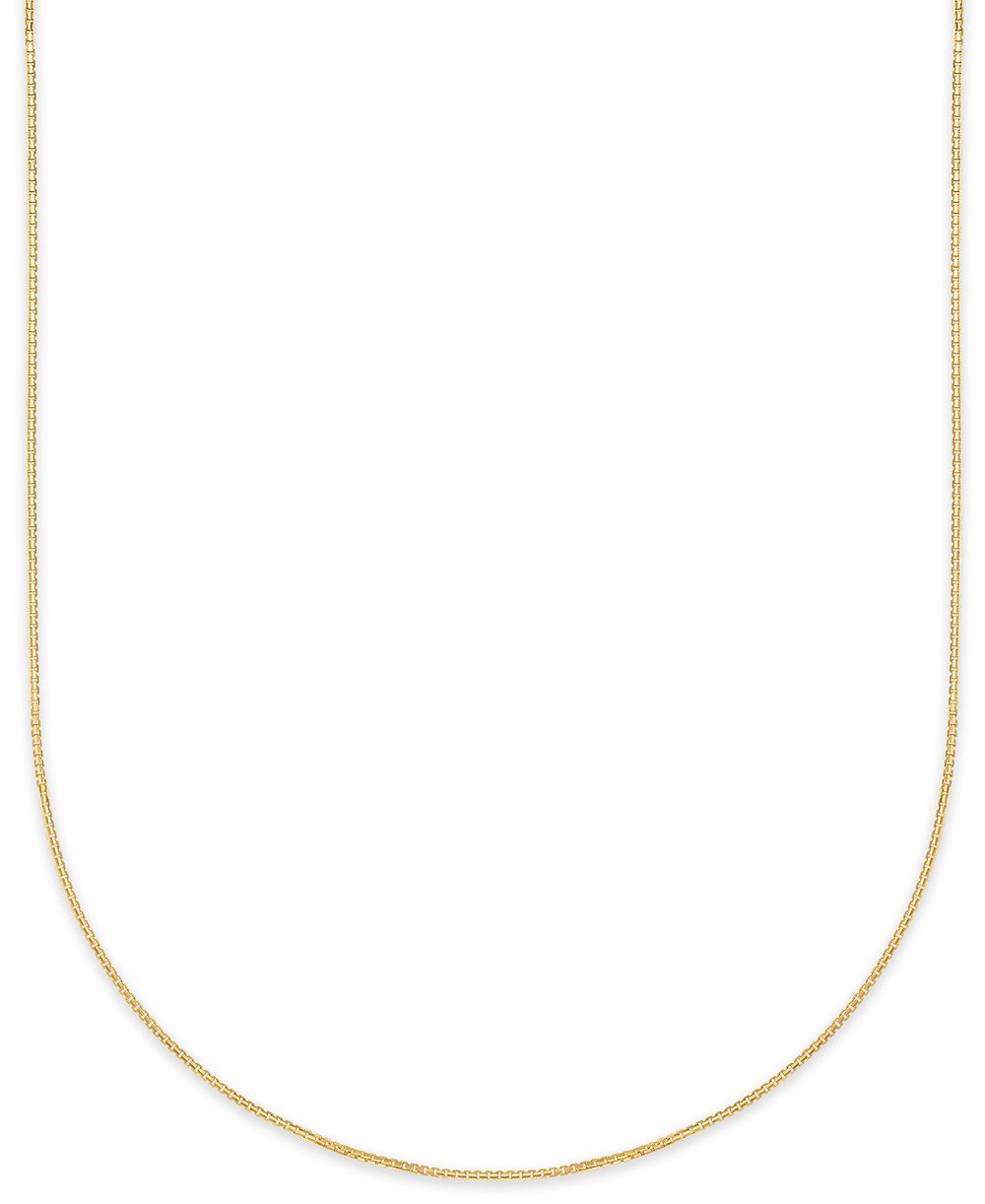 Macy's Ожерелье с цепочкой Diamond-Cut, 20", желтое золото 10k