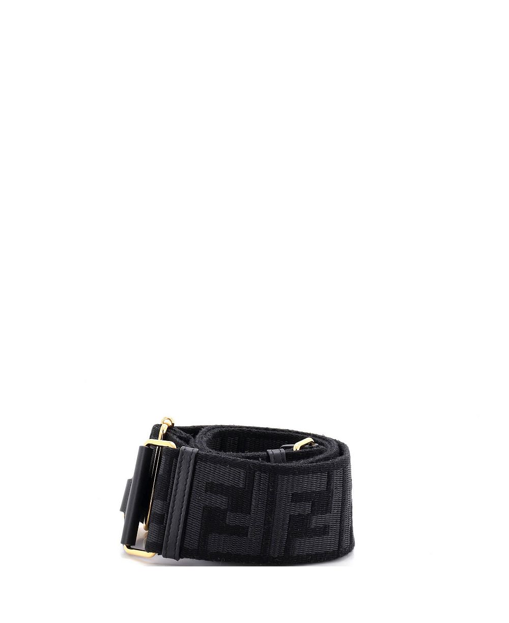 Pre-Owned Fendi плечевой ремень Strap You из канваса Zucca с кожаной отделкой