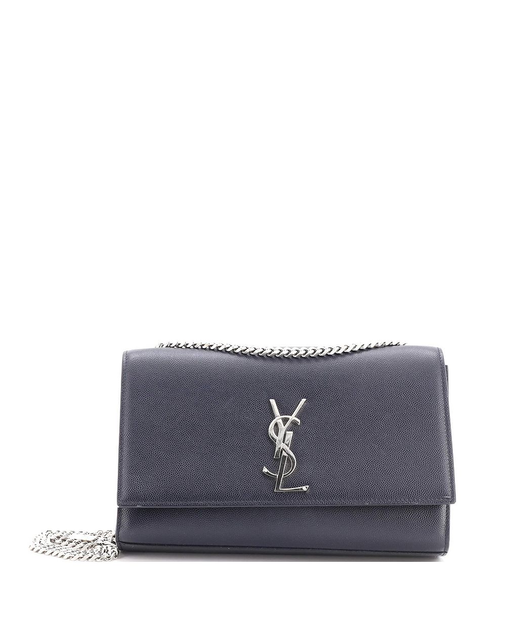 Pre-Owned Saint Laurent средняя сумка через плечо с классическим монограммом из зернистой кожи