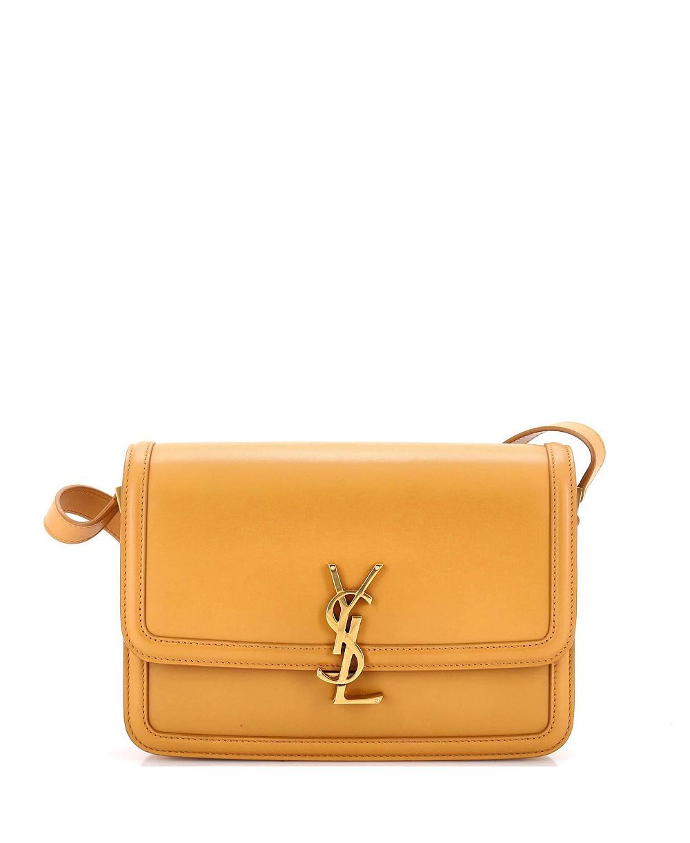 Pre-Owned Saint Laurent средняя кожаная сумка Solferino