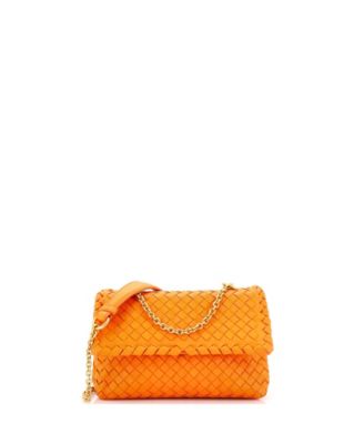 Б/у сумка Bottega Veneta Baby Olimpia кросс-боди из кожи Intrecciato Nappa