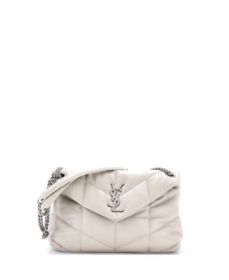 Pre-Owned Saint Laurent маленькая сумка на плечо Loulou Puffer из стеганой кожи