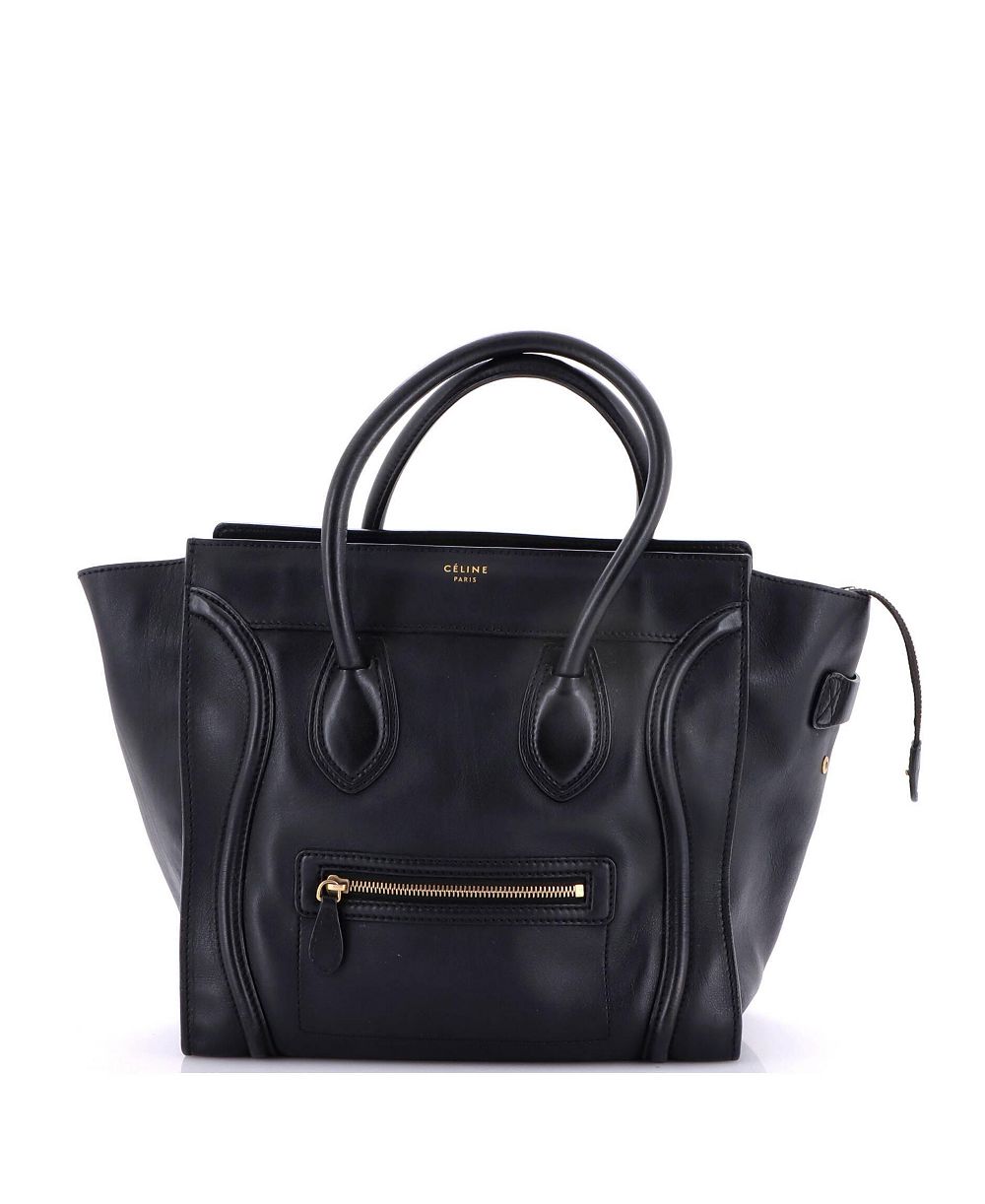 Pre-Owned Celine Mini Luggage Bag Smooth Leather