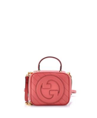 Б/у сумка Gucci Blondie NM с верхней ручкой и цепочкой, диагональная стеганая кожа
