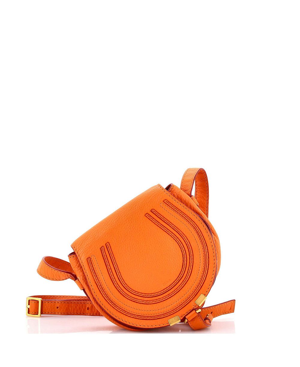 Б/у сумка через плечо Chloe Mini Marcie из кожи
