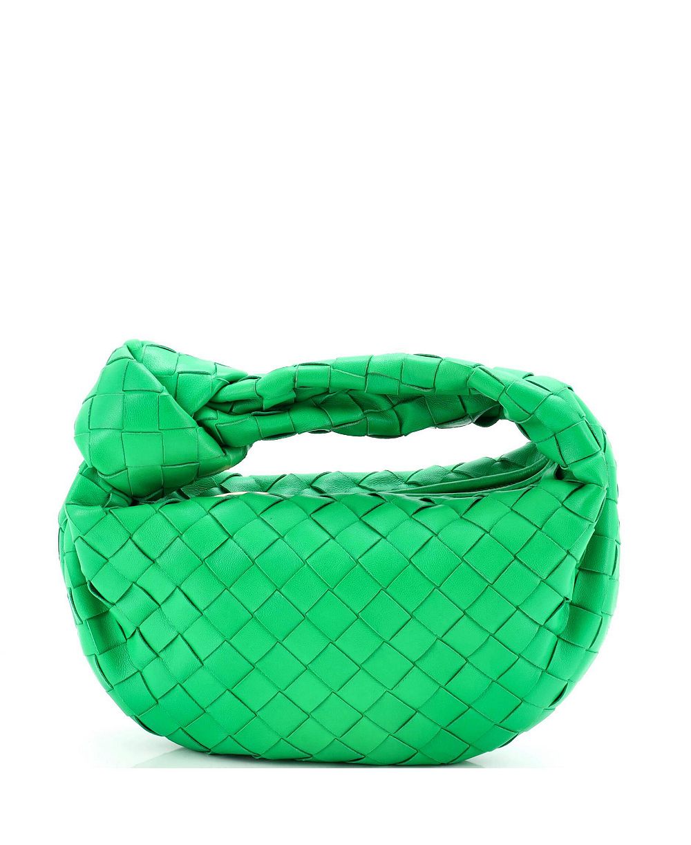 Б/у сумка Bottega Veneta Mini BV Jodie хобо из кожи Intrecciato Nappa
