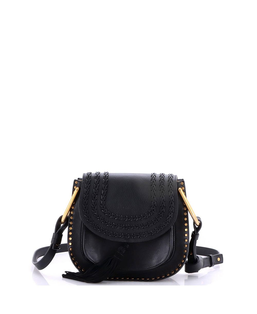 Pre-Owned Chloe маленькая сумка-хандбэг из кожи с декором в виде стежков, модель Hudson