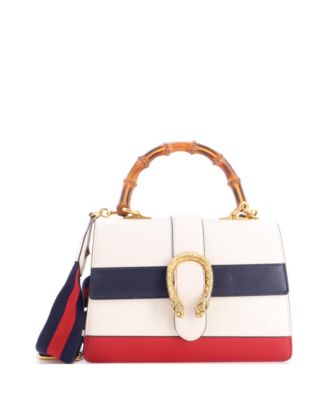 Б/у сумка Gucci Medium Dionysus с бамбуковой верхней ручкой, цветные кожаные вставки
