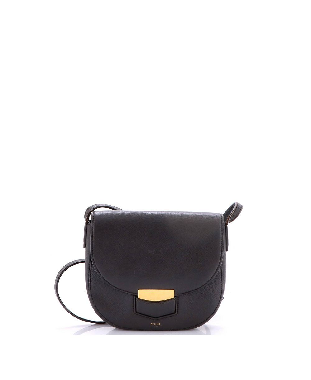 Сумка-кроссбоди Pre-Owned Celine Small Trotteur из зернистой кожи