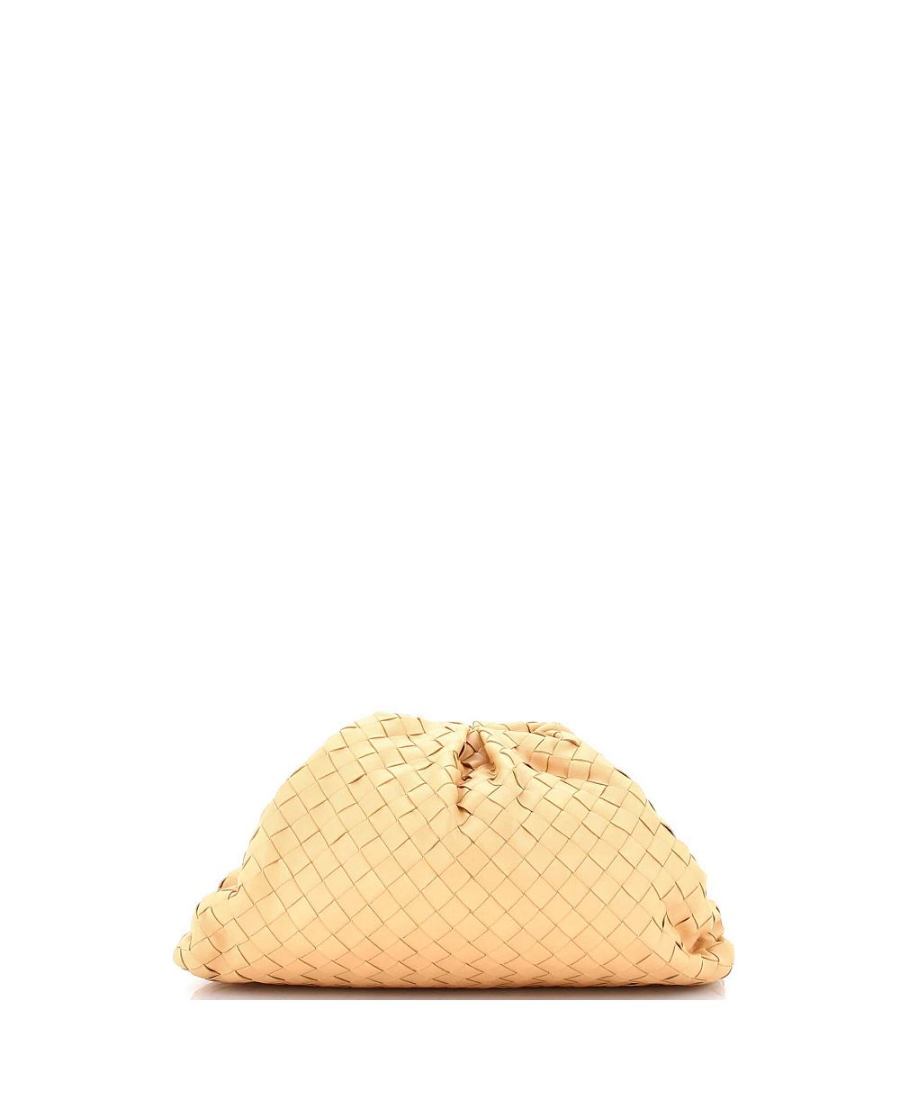 Б/у маленькая сумка The Pouch Intrecciato Nappa от Bottega Veneta