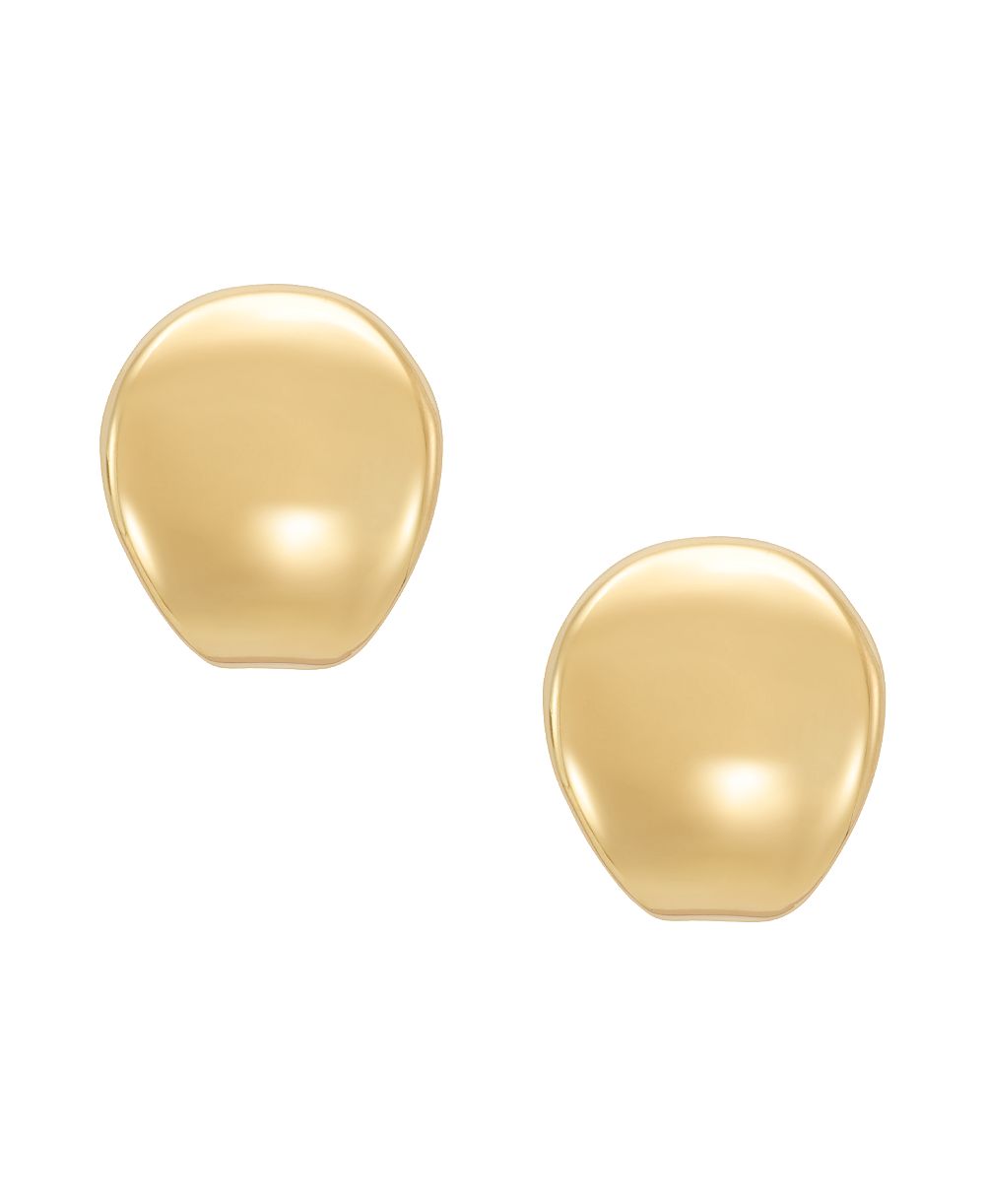 Маленькие серьги-кольца Italian Gold с градиентным покрытием из желтого золота 10 карат