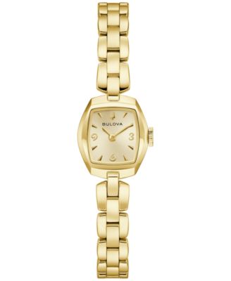 Bulova женские часы Goddess of Time Jackie, золотистая сталь, браслет, 18mm