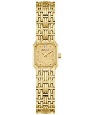 Bulova Женские золотистые часы Sophia из нержавеющей стали, браслет, 16mm