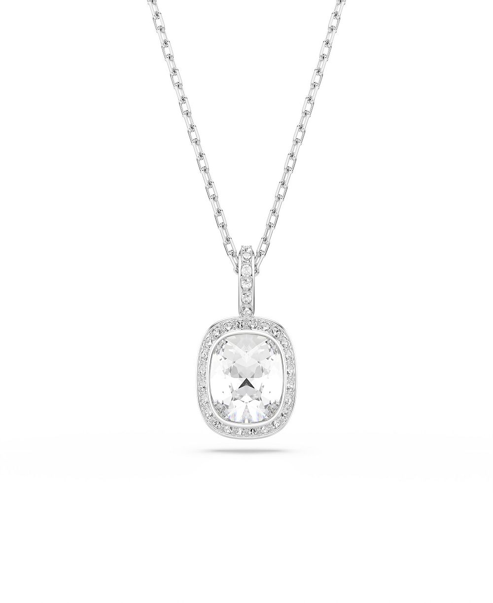 Ожерелье Swarovski из стерлингового серебра с белыми кристаллами