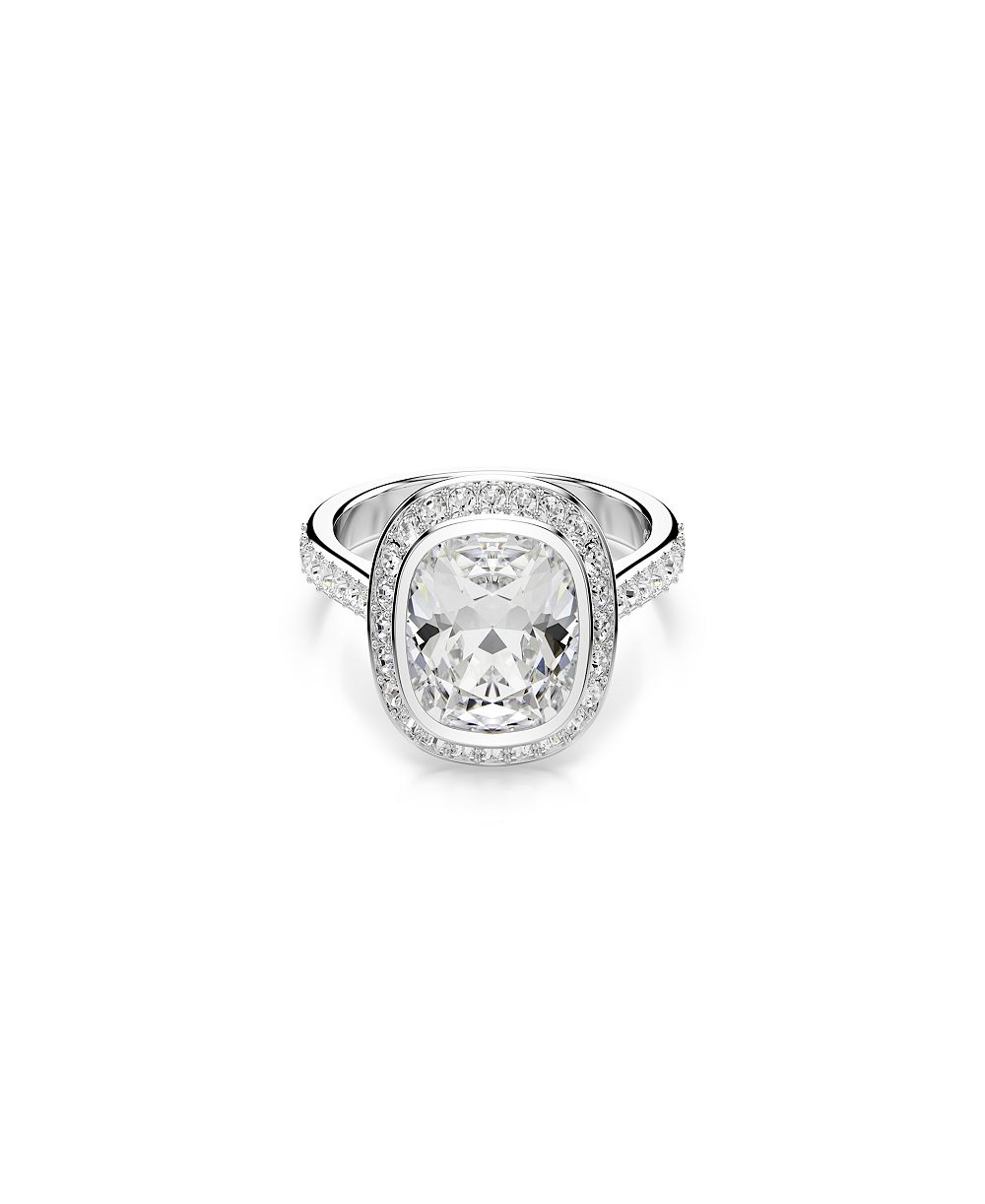 Кольцо Swarovski Sterling Silver-Plated White Crystals
