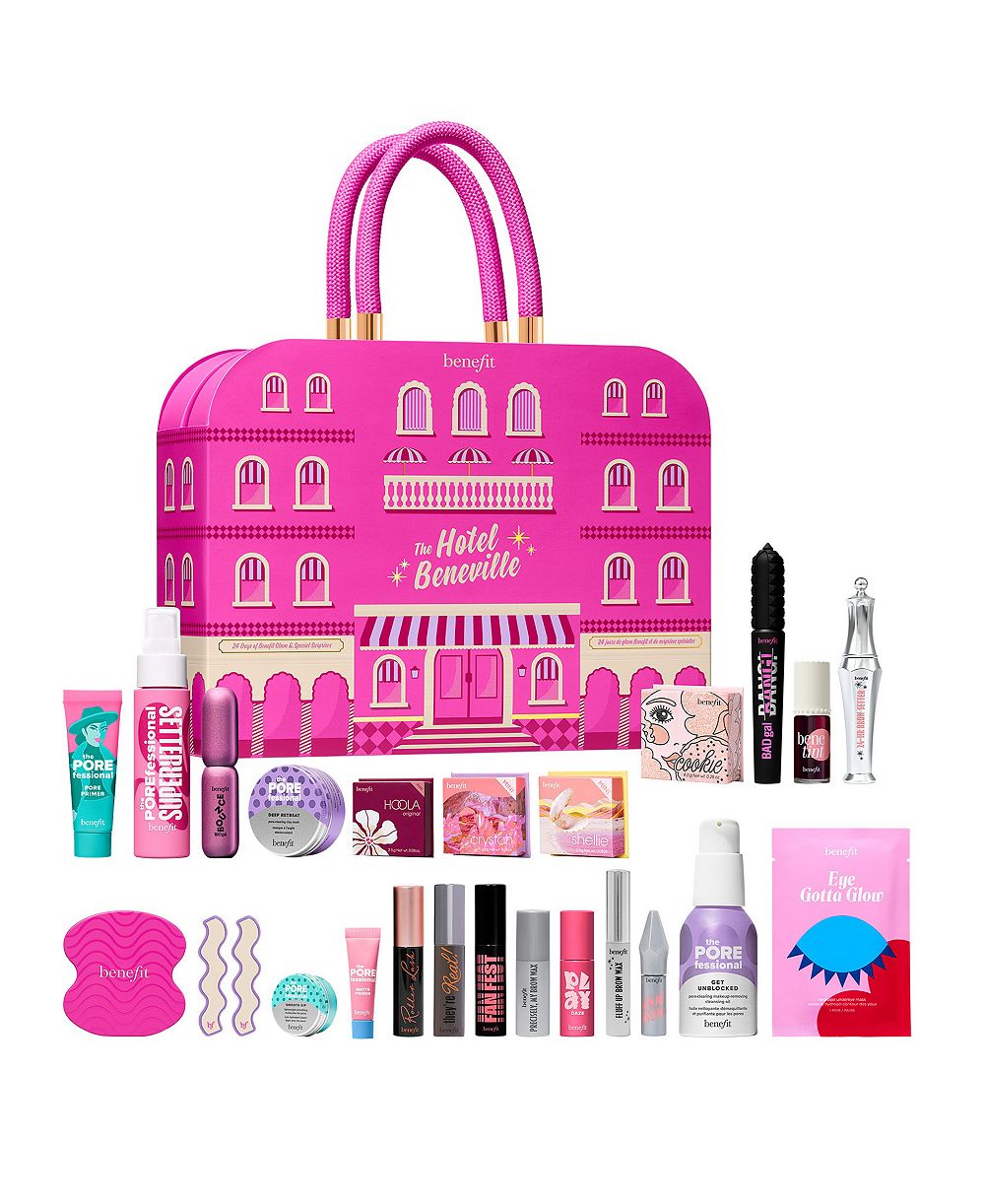Набор Benefit Cosmetics 24 предмета The Hotel Beneville Beauty Advent Calendar