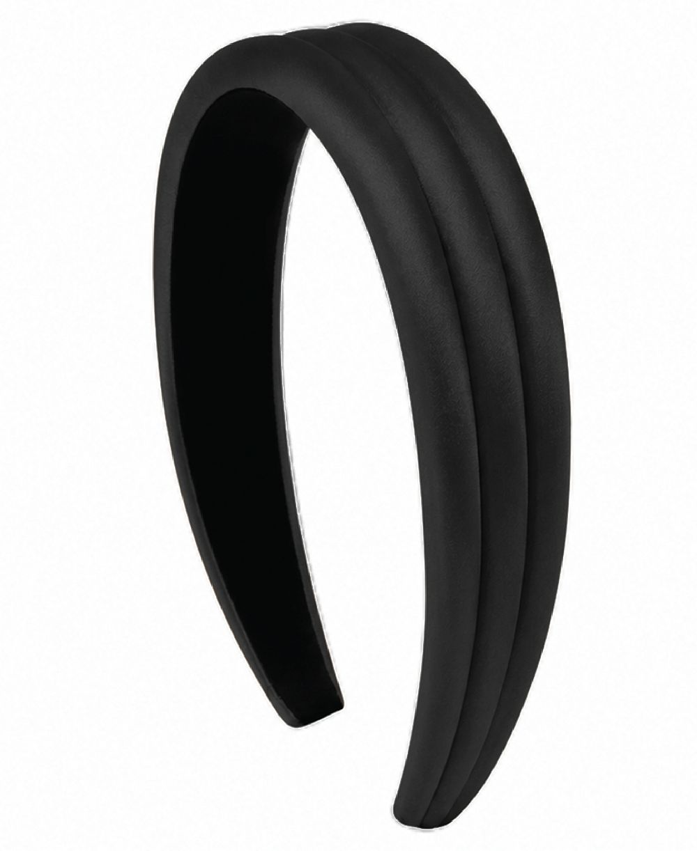 Each Jewels Women's Michelle Triple Piped Quilted Satin Sculptural Headband