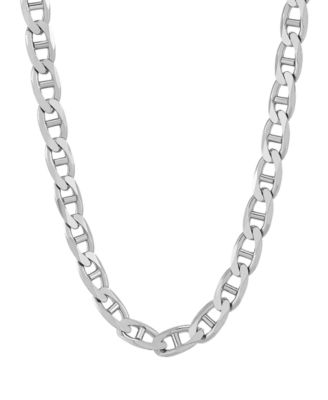 Italian Silver Цепочка Mariner из стерлингового серебра