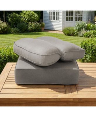 Pocassy Outdoor Chair Cushions 22 x 24 x 6 Inch, Outdoor Back and Seat Patio Replacement Cushion Set