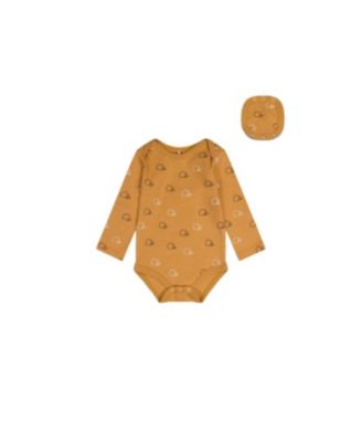 Deux par Deux детский боди из хлопка с принтом ежа, 3M-24M, для мальчиков