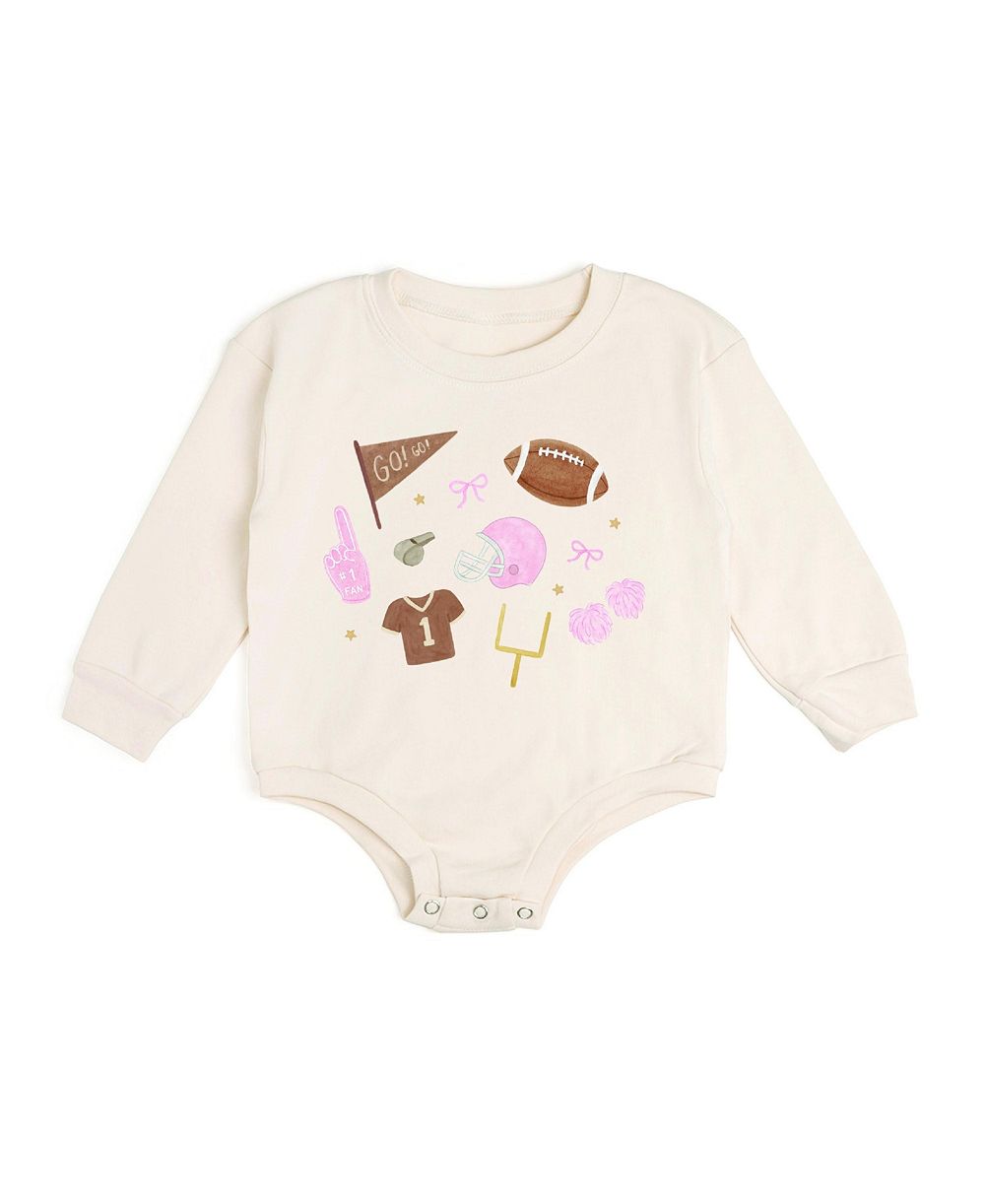Ромпер Sweet Wink Baby Girls ( 0-3 to 12 - 18 ) Game Day Icon Long Sleeve