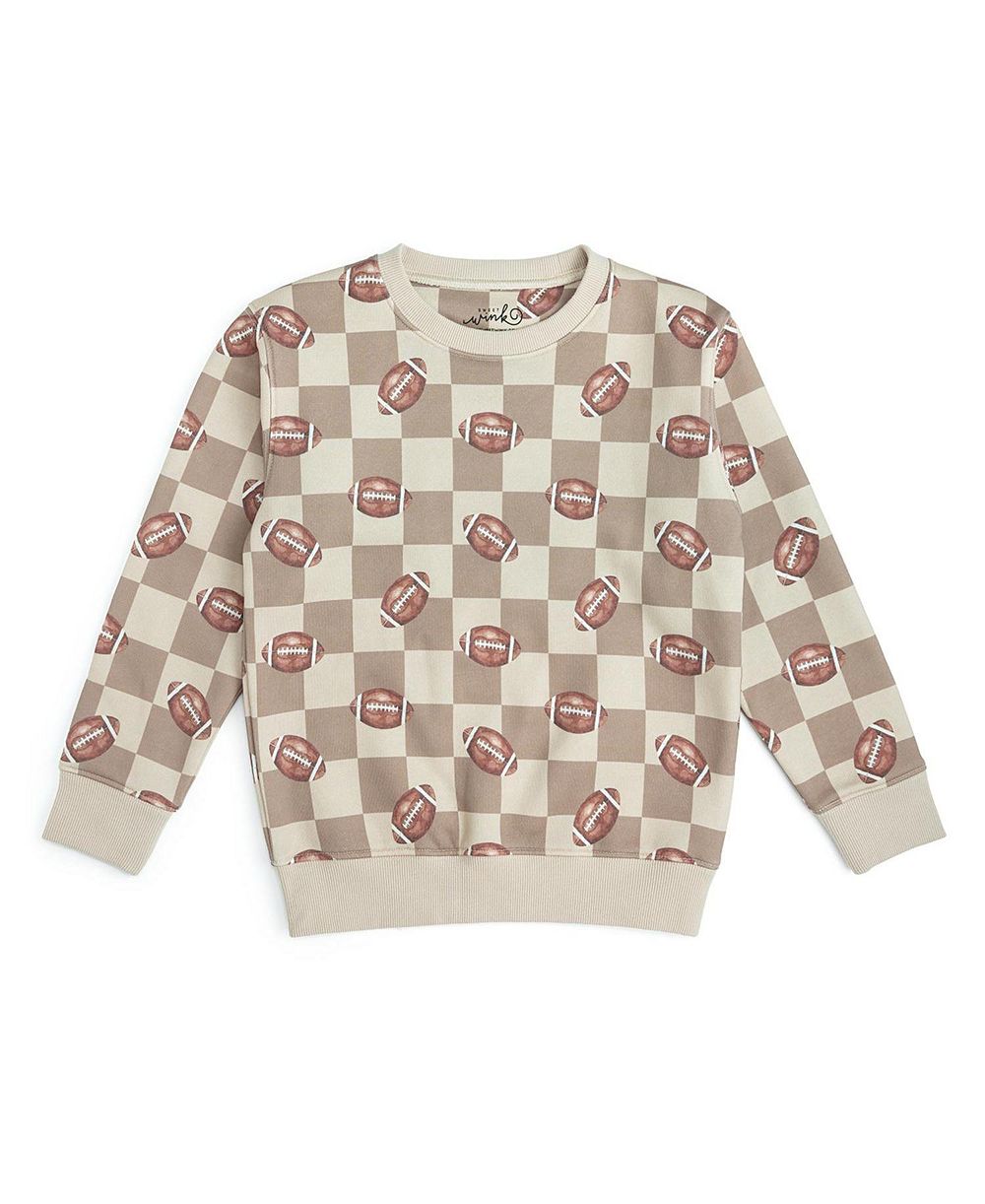 Детский свитшот Sweet Wink Football Checkered