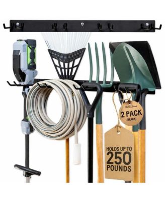 XDOVET Wall Mount Garden Tool Organizer Rack Hooks