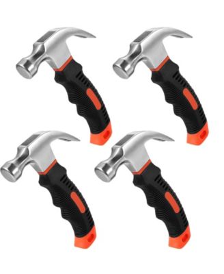 XDOVET Stubby Claw Hammer Soft Rubber Handle Home DIY Woodwork Camping