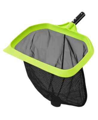XDOVET Pool Skimmer Net Leaf Rake Fine Mesh Triangular Frame