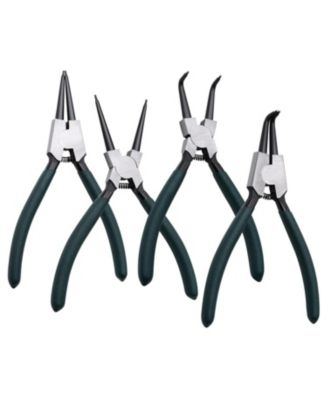 XDOVET Snap Ring Pliers Set Internal External Circlip Kit Straight Bent Jaw