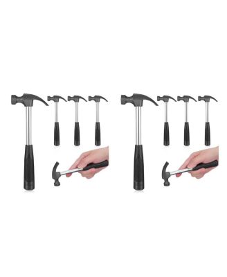 XDOVET Mini Hammer Claw Rubber Handle Steel Head Shock Absorber