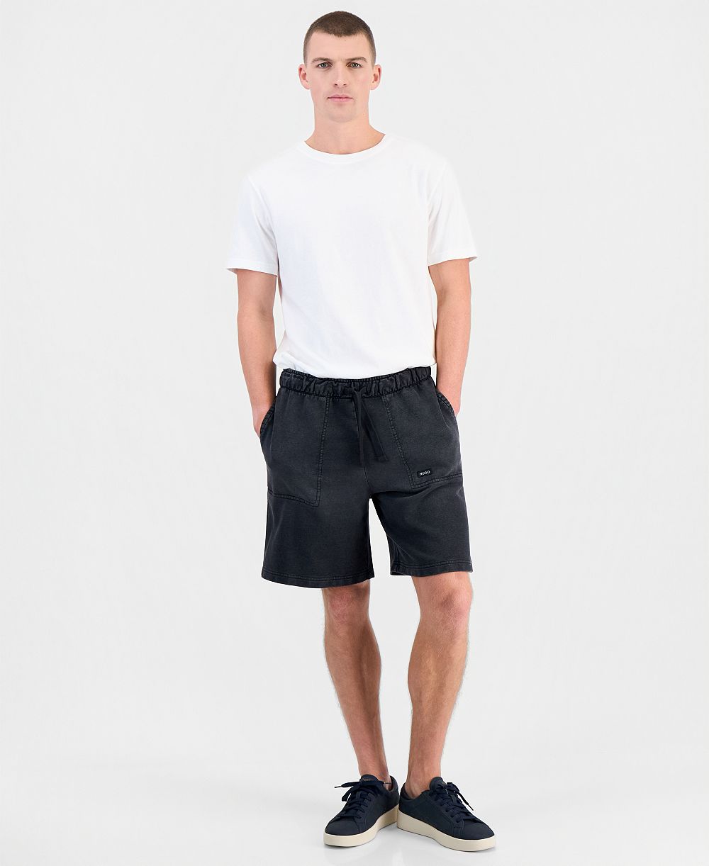Hugo Boss мужские шорты Nemenshort в стиле фатигу, регулярный крой, длина шва 7 дюймов