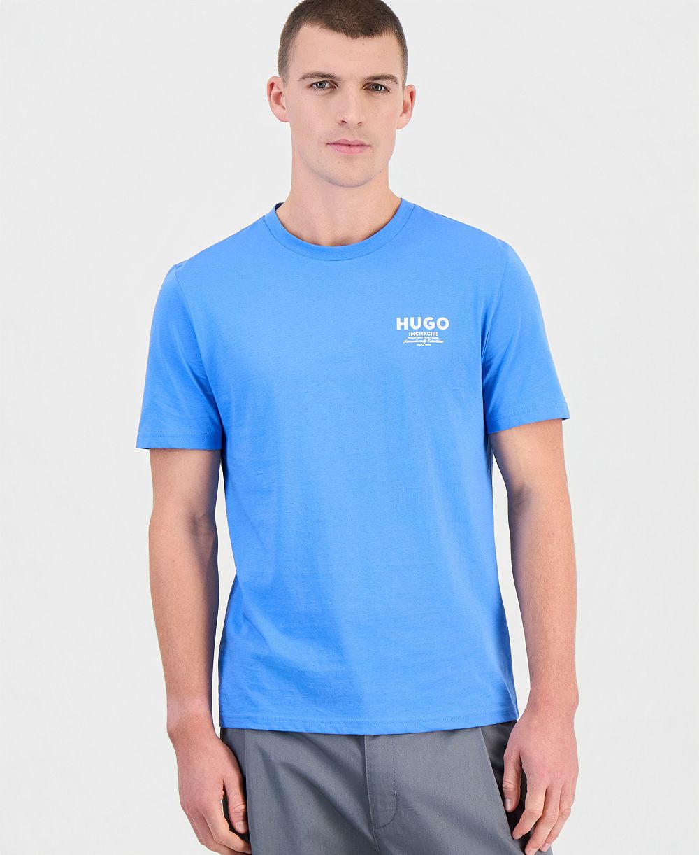 Hugo Boss Men's Nesptee Logo Print Crewneck T-Shirt