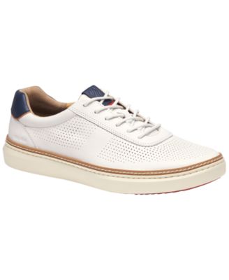 Johnston & Murphy Men's McGuffey 2 Lace-Up Perforated Low-Top Leather Sneaker