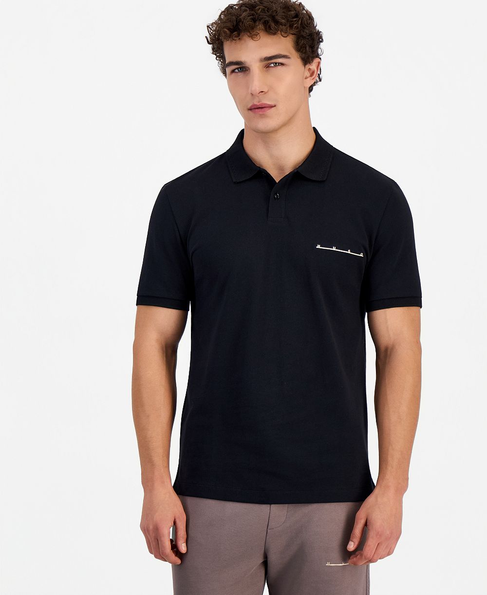 Hugo Boss Мужская хлопковая поло Datripolo стандартного кроя