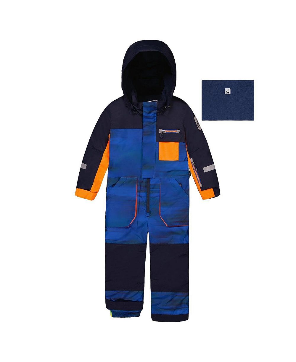 Детский комбинезон Deux par Deux Toddler Boys One Piece Play Snowsuit with Stripes