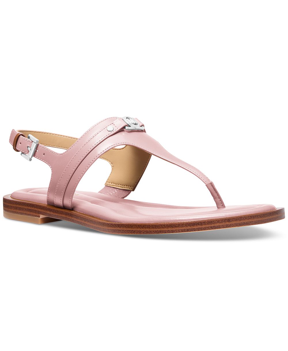 MICHAEL Michael Kors Women's Mandy Logo Slingback Thong Sandals