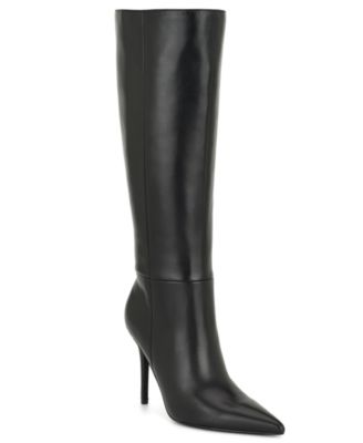 Nine West Women's Cherri Tall Pointed Toe Stiletto Dress Boots