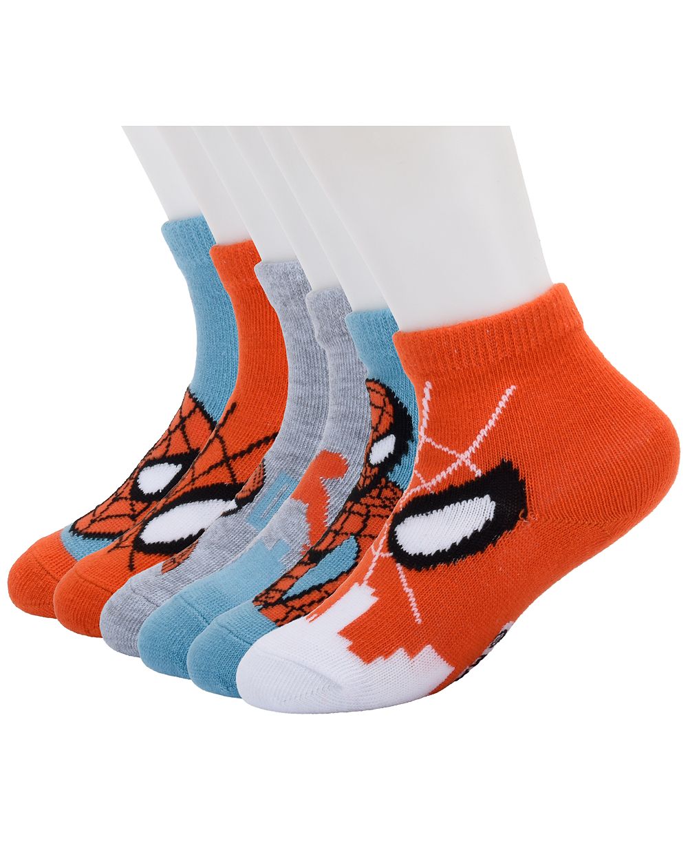 Детские носки до щиколотки Spider-Man, 6 шт.