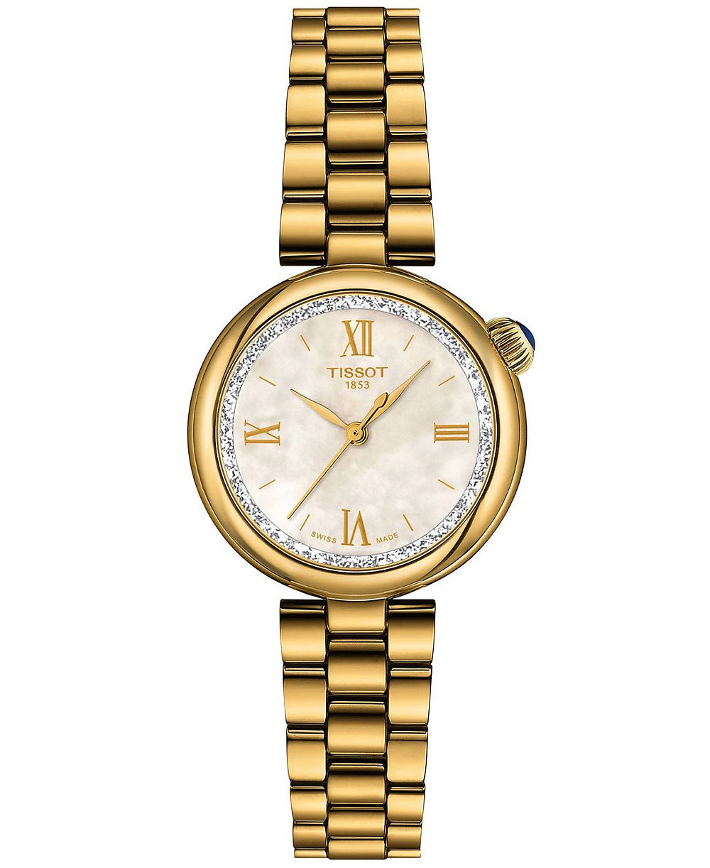 Tissot Women's Desir Quartz Gold Stainless Steel Bracelet Watch 28mm